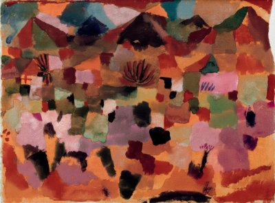With the Mountain Range by Paul Klee